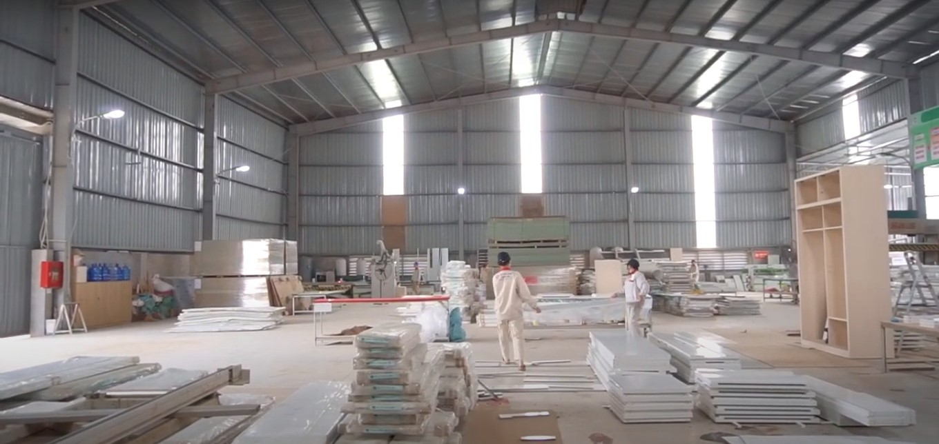 THÀNH LẬP XƯỞNG SẢN XUẤT NỘI THẤT KHÔNG GIAN ĐẸP QUỲNH ANH